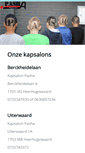 Mobile Screenshot of kapsalonpasha.nl